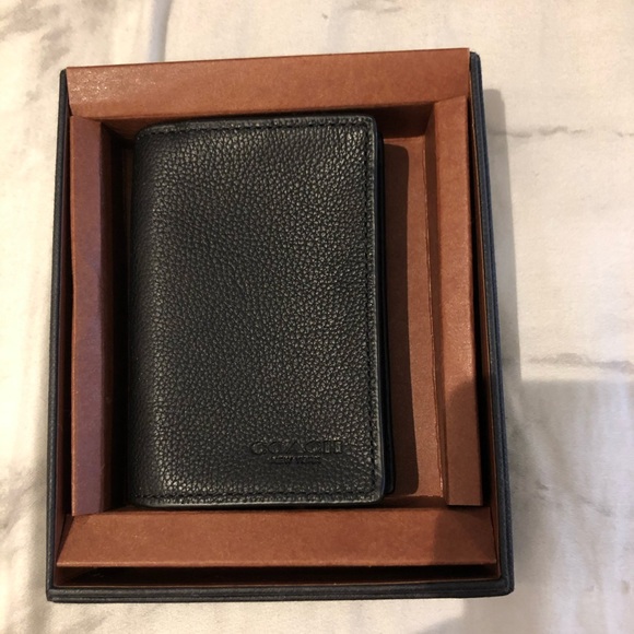 Coach Leather Mens Wallet NWOT - Picture 5 of 5